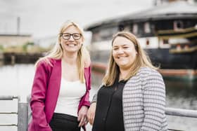 ​Due North Creatives founder Amanda Inglis (left) is pictured with new graphic designer Louise Barrie.