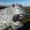 ​Lloyd Gwishiri will scale one of the iconic Kelpies before abseiling off the top of the 38-metre high structure.