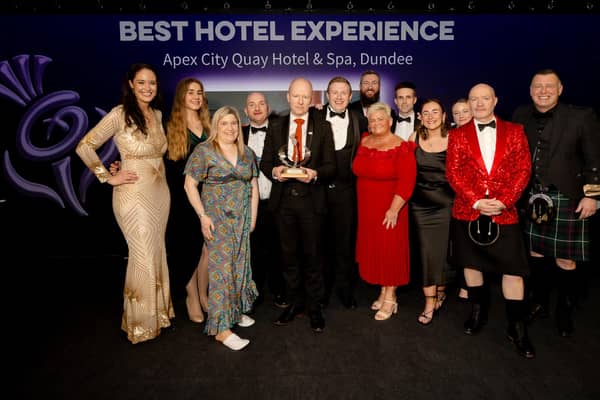 ​Apex City Quay Hotel and Spa in Dundee won Best Hotel Experience at last year’s national final.