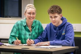 ​Claire Elder and son Alfie have both benefitted from the homework classes.