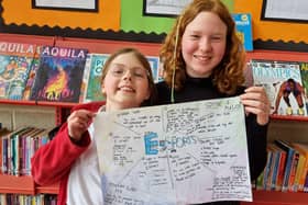 Isla Primary School pupils Lottie Rooke and Maise Cameron have been enjoying the curriculum.
