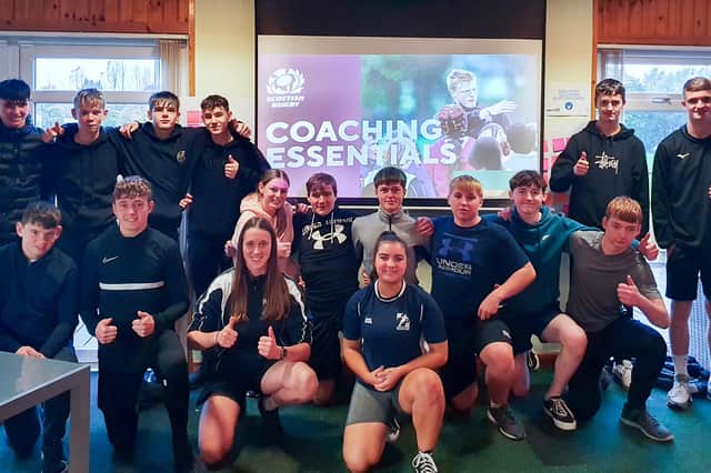Sixteen Rugby Academy members so far have passed the Scottish Rugby Level 1 Coaching course.