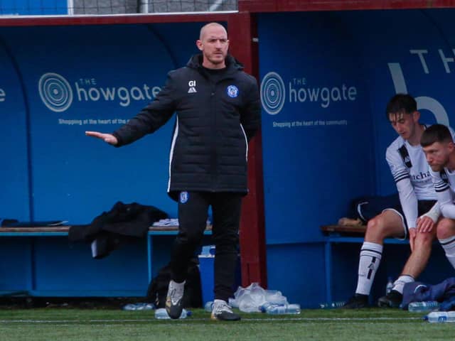 Gary Irvine's Forfar will finish second in League Two should they beat Stenhousemuir