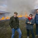 ​Liam Kerr, Tess White and Maurice Golden (Kirk Norbury).