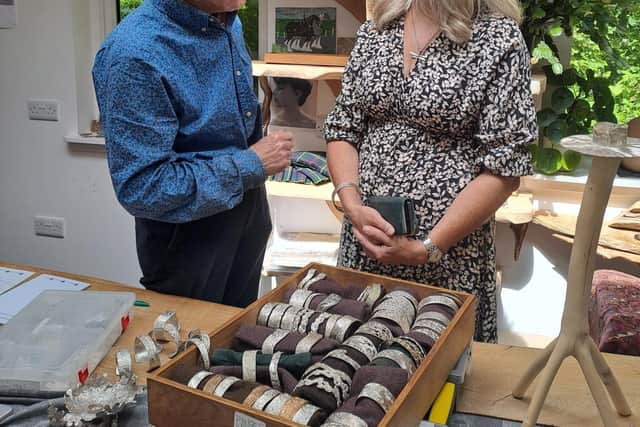 Malcolm Appleby with Children First chief executive, Mary Glasgow.
