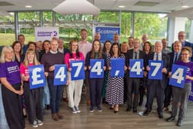 ​The total is the biggest ever raised by Scotmid’s charity fundraising partnership.