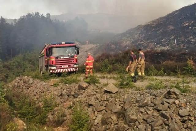 Tinder dry conditions have led to the outbreak of wildfires across Scotland.