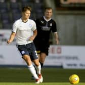 Darren Whyte’s return from injury was a plus point for Forfar. Pic by Michael Gillen