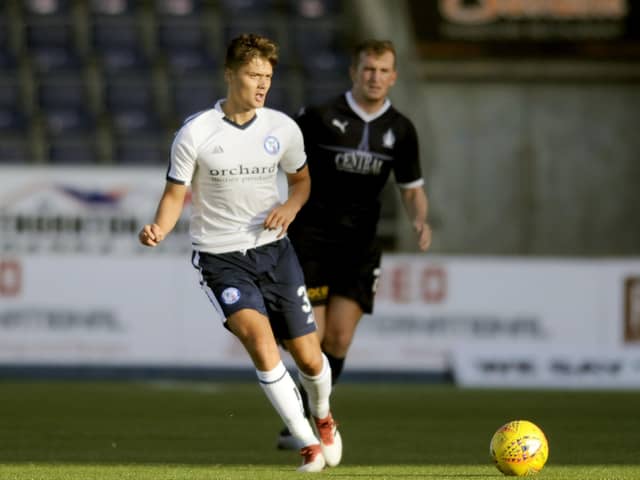 Darren Whyte’s return from injury was a plus point for Forfar. Pic by Michael Gillen
