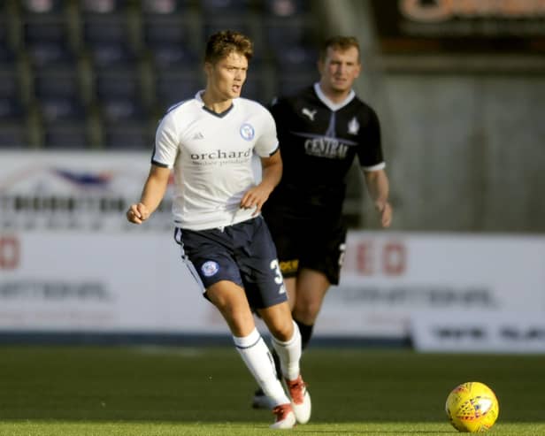 Darren Whyte’s return from injury was a plus point for Forfar. Pic by Michael Gillen