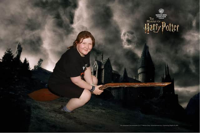 Leah says that she feels more courageous after her Harry Potter-themed trip of a lifetime to London.