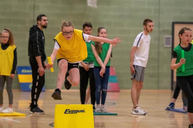 Pupils from around Forfar competed at Forfar Community Campus. (Andy Thompson Photography)