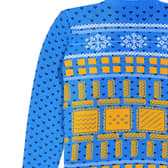 Roll with it...A tasty version of the Christmas jumper featuring Greggs treats