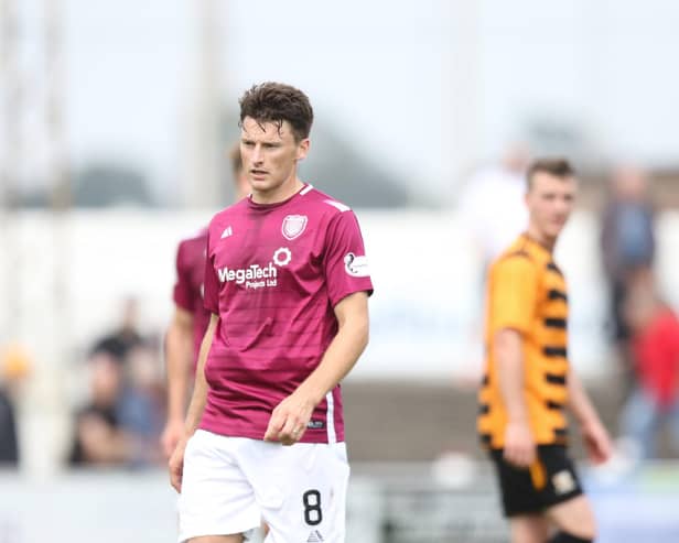 Michael McKenna is amongst those committing their futures to Arbroath. Pic by Graham Black