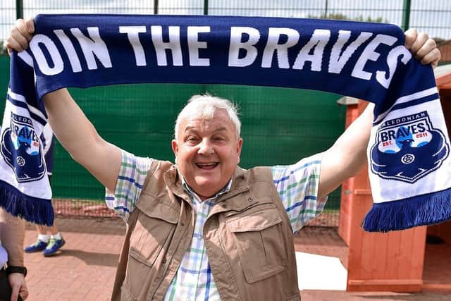 A Caledonian Braves fan