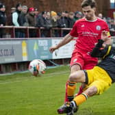 Brechin City's Jamie Bain penned a new deal ahead of the weekend's victory. Pic by Graeme Youngson