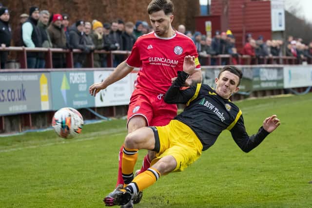 Brechin City's Jamie Bain penned a new deal ahead of the weekend's victory. Pic by Graeme Youngson