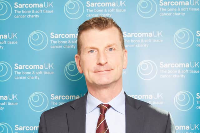 Dave Doogan is excited to support Sarcoma UK on improving sarcoma diagnosis .