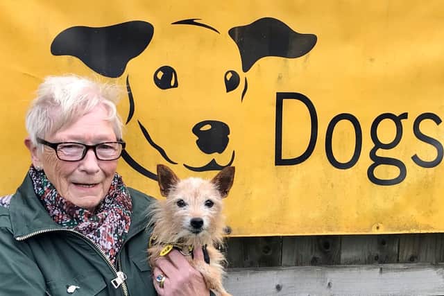 Margaret is a foster carer for the Dogs Trust