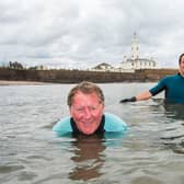 Former diver Kevin Smith is on the committee behind the sea pool plans, while son Carmeron has developed kayak tours of the local coastline.