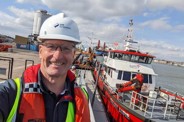 Local MP Dave Doogan made a recent visit to the Seagreen site.