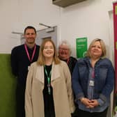 Pictured are ​David Main, Christine Sharp, Hazel Freeman and Lesley Matthews of ANGUSalive.