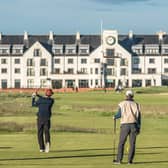 Carnoustie Link Trust used the event to reconnect with existing contacts and explore new opportunities. (VisitScotland Airborne Lens)