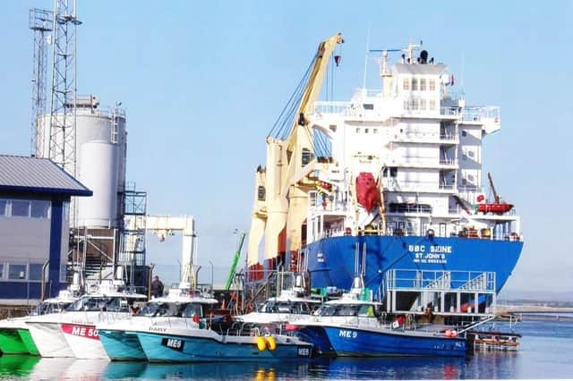 A busy scene at the South Quay