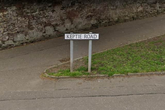 The 12-year-old was approached on Keptie Road on Friday, June 30. (Google Maps)