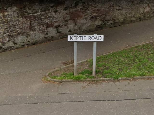 The 12-year-old was approached on Keptie Road on Friday, June 30. (Google Maps)