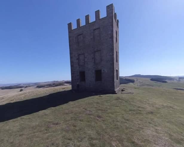 Kinpurnie Tower. (Allan Anderson/Google Maps)