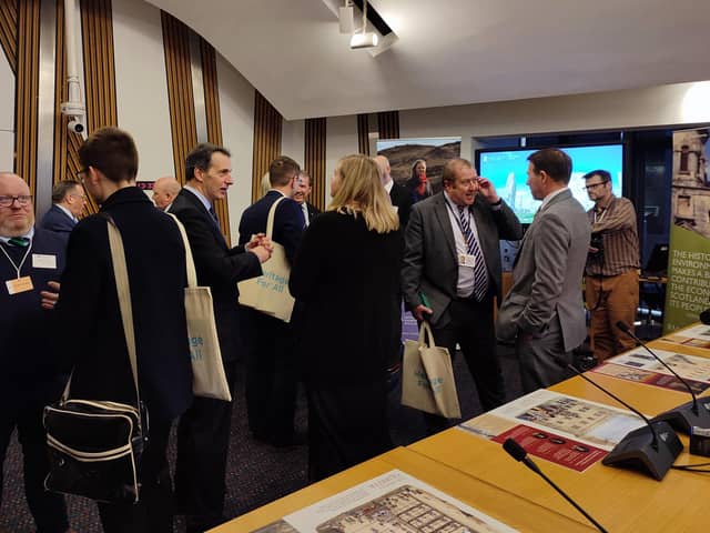 MSPs gathered to hear from Historic Environment Scotland how heritage plays an economic and environmental role.