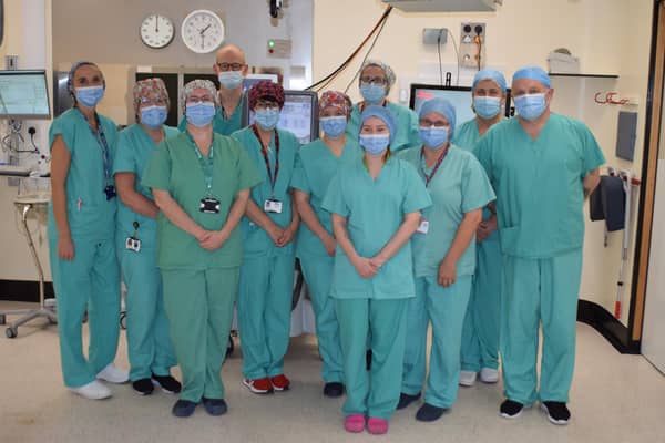 The ophthalmology team at NHS Tayside.