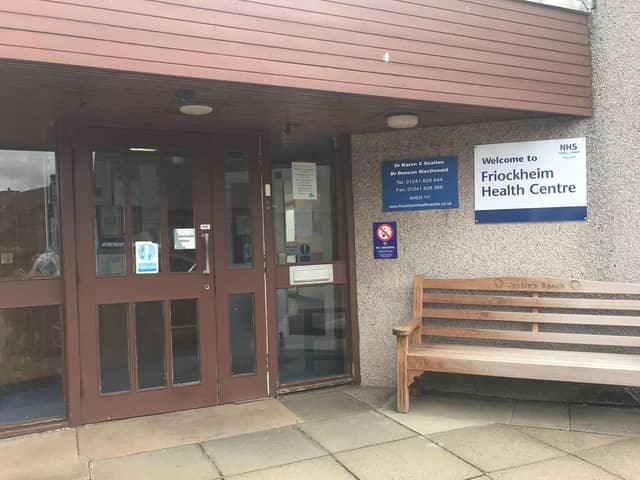 Friockheim Health Centre closed earlier this year after its remaining GP retired, and no replacements could be recruited. (Wallace Ferrier)