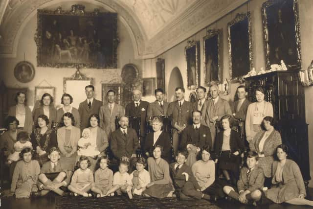 The photo chosen by the Queen, of her grandparents and family at the earl and countess's Golden Wedding celebration in 1931.