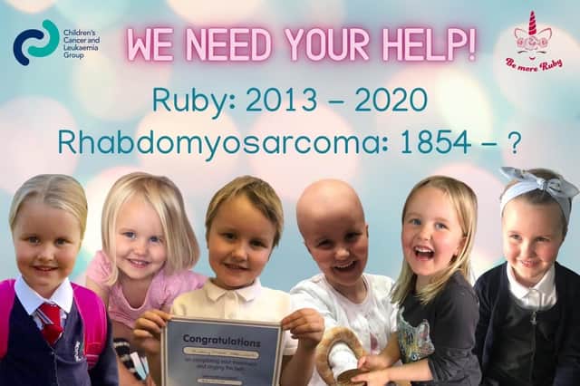 Local lads are running for the charity Ruby's parents set up in her memory