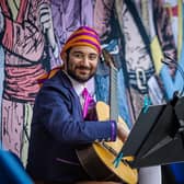 Sasha Savaloni and Andrew Drummond Huggan in Scottish Opera's 2020 pop up version of The Gondoliers.