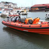 ​The Atlantic 85 rigid inflatable which was delivered to Arbroath last month. (Wallace Ferrier)