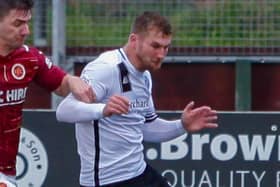 Andy Munro popped up with a late winner for Forfar. Pic by Scott Louden
