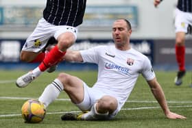 Seán Dillon is relishing another crack at the play-offs but knows Montrose still have business to see to this season yet. Pic by MIchael Gillen