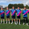 ​Montrose FC’s women’s and men’s teams will wear pink socks in their next home fixtures.(pic: Montrose FC)
