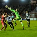 Brechin were cruising at 3-0 up but managed to give their lead away. Pic by Graeme Youngson