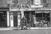 Step back in time...Duncans Cycles & Garage, Brechin, during the Coronation Celebrations 1953.