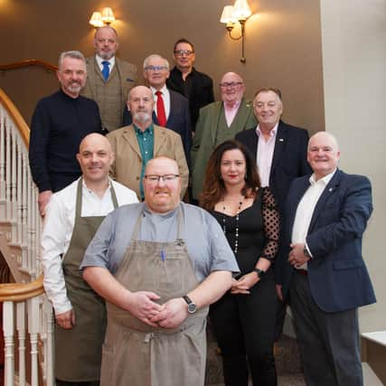 Garry Watson and Craig Millar pictured with delegates from the recent event which was held in West Cork, Ireland.