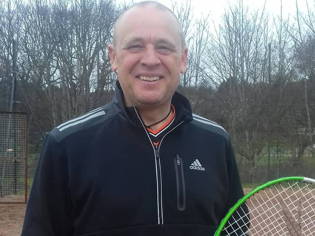 Councillor Kevin Cordell welcomed the improvements to the courts in Dawson Park, part of a £164,000 programme of upgrades.