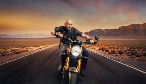 Simon Rimmer flying the flag for the cleanly shaven