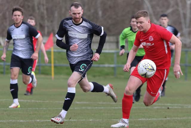 Tayport are a side in good form, but proved no match for Carnoustie Panmure. Pic by Ryan Masheder