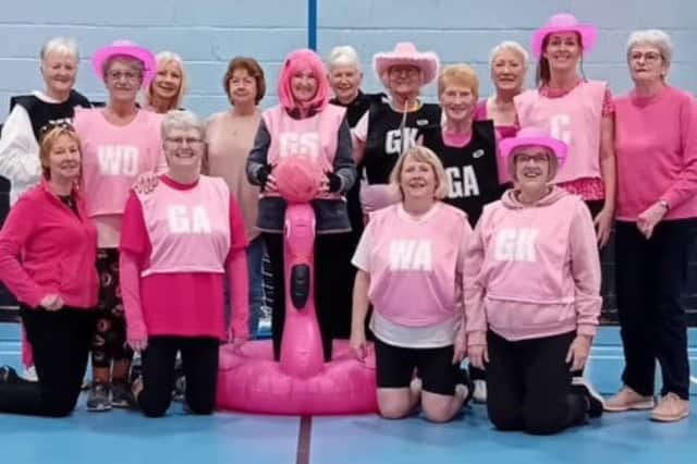 Fiona and her team will be turning it pink in classes next week.