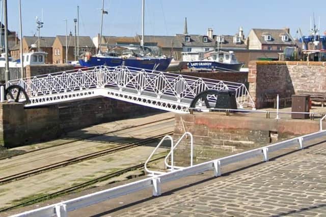“Angus Council has approved £1.55 million for harbour infrastructure, contractors are now discussing repairs to the slipway, and testing of the pier is scheduled for early November.” (Pic: Google Maps)