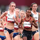 Eilish McColgan led from gun to tape to break another Scottish record. Stock pic by Christian Petersen/Getty Images